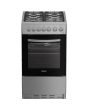Indesit I5G3PMX Freestanding 50cm Single Gas Cooker - Stainless Steel