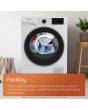 Hotpoint CHD94MWBSUK Fabric Care 9kg Heat Pump Tumble Dryer with HomeWhiz