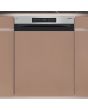 Hotpoint H5PC15M6UK 60cm Semi-Integrated Dishwasher - Stainless Steel