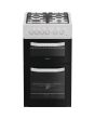 Hotpoint HTG5GCW Freestanding 50cm Gas Double Cooker - White
