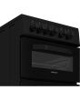 Hotpoint HTE5VCB Freestanding 50cm Electric Cooker with Ceramic Hob - Black