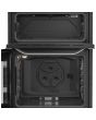 Hotpoint HDG6GDCWX 60cm Freestanding Gas Double Oven Cooker with Glass Lid