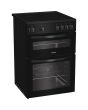 Indesit ITE6VMB Freestanding 60cm Electric Cooker with Ceramic Hob