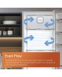 Hotpoint HPG2 6574W XBR5UK Dual No Frost American Fridge Freezer with FreshShield - Inox