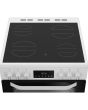Hotpoint HDE6VDW 60cm Electric Cooker with Ceramic Hob - White