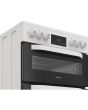 Hotpoint HDD6GDC2W Freestanding 60cm Dual Fuel Cooker with Double Oven - White