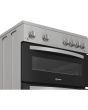 Indesit IDG6GS 60cm Gas Double Cooker - Silver