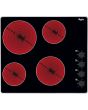 Whirlpool AKM 609 IX Ceramic Hob 4 Zones 60cm - Black