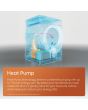 Hotpoint CHD103MWWUK Freestanding 10kg Heat Pump Tumble Dryer with PetHairCare