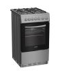 Indesit I5G3PMX Freestanding 50cm Single Gas Cooker - Stainless Steel