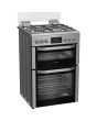 Hotpoint HDD6GDC2WX Freestanding 60cm Electric Double Cooker