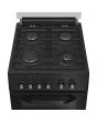 Hotpoint HDG5GCB Freestanding 50cm Gas Double Cooker - Black