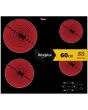 Whirlpool AKT 8090 LX Ceramic Hob 4 Zones 60cm - Black