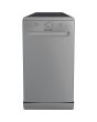 Indesit IN2FE10CS90SUK Freestanding 45cm Slimline Dishwasher with 10 Place Settings - Silver