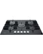 Hotpoint FTGHG 751 D/H BK Gas Hob - Black
