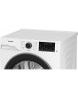 Hotpoint CHD84MWBSUK Fabric Care Freestanding 8kg Heat Pump Tumble Dryer with HomeWhiz