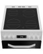 Hotpoint HDE5VDCW 50cm Electric Cooker with Ceramic Hob - White