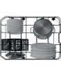 Whirlpool WH2FE10CS80XUK Freestanding 45cm Slimline Dishwasher - Inox