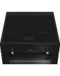 Hotpoint HDE6IDC2B1 Double Oven Electric Cooker with Induction Hob - Black