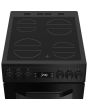 Hotpoint HDE5VDCB 50cm Electric Cooker with Ceramic Hob - Black