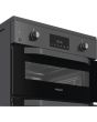 Hotpoint HDE6IDC2SA 60cm Freestanding Electric Double Cooker with Induction Hob