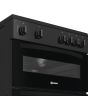 Indesit ITE6VMB Freestanding 60cm Electric Cooker with Ceramic Hob