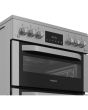 Hotpoint HDG6GDCWX 60cm Freestanding Gas Double Oven Cooker with Glass Lid