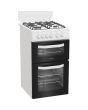 Hotpoint HDG5GCW Freestanding 50cm Gas Double Cooker - White