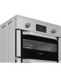 Hotpoint HDE6IDC2X Freestanding 60cm Induction Double Cooker - Inox