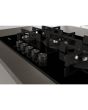 Whirlpool GOWL 758/NB W Collection Hob 5 Burners Gas on Glass 75cm - Black