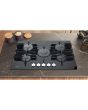 Hotpoint FTGHG 751 D/H BK Gas Hob - Black