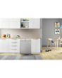 Indesit D2F HK26 S UK Freestanding 60cm Dishwasher - Silver