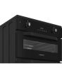 Hotpoint HDE6IDC2B1 Double Oven Electric Cooker with Induction Hob - Black