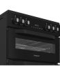 Hotpoint HDD6GDC2B1 Dual Fuel Double Oven Cooker