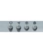 Whirlpool WHFG 64 F LM X Wall Mounted Cooker Hood - Silver