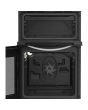 Indesit ITE5EMW Freestanding 50cm Electric Cooker with Solid Plate Hob