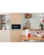 Indesit MWI125GX Built-In Microwave - Stainless Steel