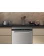 Whirlpool W7F HS51 X UK Freestanding Dishwasher- Stainless Steel