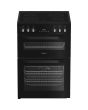 Hotpoint HDE6VDB1 60cm Freestanding Electric Double Oven Cooker with Multiflow