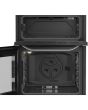 Hotpoint HDG6GDCX Freestanding 60cm Gas Cooker with Double Oven
