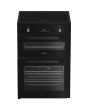 Hotpoint HDE6IDC2B1 Double Oven Electric Cooker with Induction Hob - Black