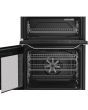 Hotpoint HDE6IDC2X Freestanding 60cm Induction Double Cooker - Inox