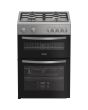 Indesit IDG6GS 60cm Gas Double Cooker - Silver
