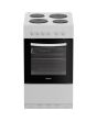 Indesit I5E3KMW Freestanding 50cm Electric Single Cooker - White