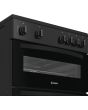 Indesit IDE6VMB 60cm Electric Cooker with Ceramic Hob - Black
