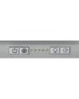 Hotpoint UIF 9.3F LB X 60cm Chimney Island Cooker Hood - Stainless Steel
