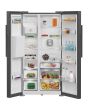 Hotpoint HPG2 6574W XBR5UK Dual No Frost American Fridge Freezer with FreshShield - Inox