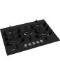 Whirlpool GOWL 758/NB W Collection Hob 5 Burners Gas on Glass 75cm - Black