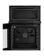 Hotpoint HTE5VCB Freestanding 50cm Electric Cooker with Ceramic Hob - Black