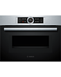Bosch CMG633BS1B, Built-in compact oven with microwave function